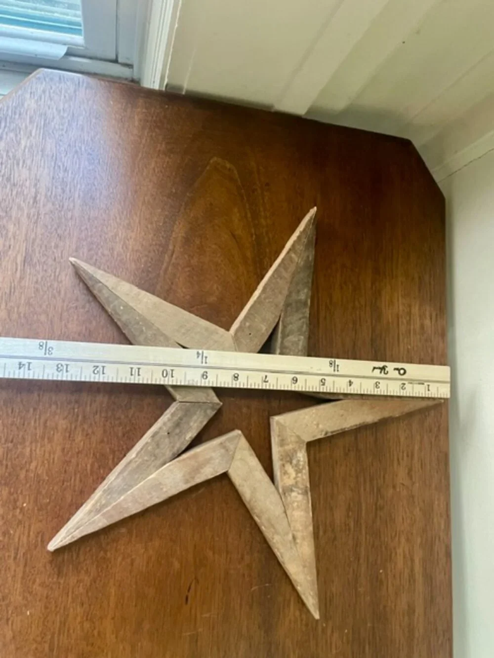 Wooden Rustic Natural Hanging Star Home Decor Wall Decoration Cottagecore Countr